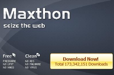 Maxthon Tabbed Free Web Browser